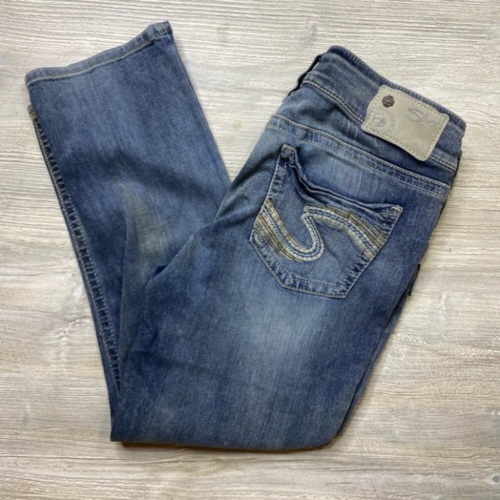 Silver Jeans Suki Mid Capris